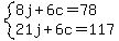 system%288j%2B6c=78%2C21j%2B6c=117%29