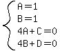 system%28A=1%2CB=1%2C4A%2BC=0%2C4B%2BD=0%29
