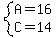 system%28A=16%2CC=14%29