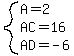 system%28A=2%2CAC=16%2CAD=-6%29