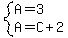 system%28A=3%2CA=C%2B2%29