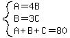 system%28A=4B%2CB=3C%2CA%2BB%2BC=80%29