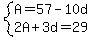 system%28A=57-10d%2C2A%2B3d=29%29