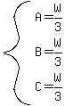 system%28A=W%2F3%2C+B=W%2F3%2CC=W%2F3%29