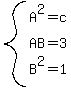 system%28A%5E2=c%2CAB=3%2CB%5E2=1%29