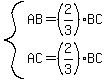 system%28AB=%282%2F3%29BC%2CAC=%282%2F3%29BC%29