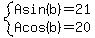 system%28Asin%28b%29+=+21%2C+Acos%28b%29+=+20%29