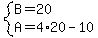 system%28B=20%2CA=4%2A20-10%29