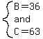 system%28B=36%2Cand%2CC=63%29