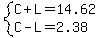system%28C%2BL=14.62%2CC-L=2.38%29