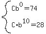 system%28Cb%5E0=74%2CC%2Ab%5E10=28%29