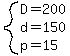 system%28D=200%2Cd=150%2Cp=15%29
