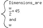 system%28Dimensions_are%2C+w%2F2%2B45%2C+and%2C+w%29