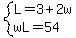 system%28L=3%2B2w%2CwL=54%29