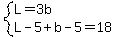 system%28L=3b%2CL-5%2Bb-5=18%29