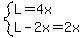 system%28L=4x%2CL-2x=2x%29