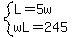 system%28L=5w%2CwL=245%29