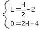 system%28L=H%2F2-2%2CD=2H-4%29