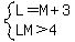 system%28L=M%2B3%2CLM%3E4%29