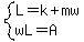 system%28L=k%2Bmw%2CwL=A%29