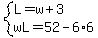 system%28L=w%2B3%2CwL=52-6%2A6%29