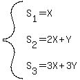 system%28S%5B1%5D=X%2CS%5B2%5D=2X%2BY%2CS%5B3%5D=3X%2B3Y%29