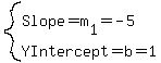 system%28Slope=m%5B1%5D=-5%2CYIntercept=b=1%29