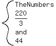 system%28TheNumbers%2C220%2F3%2Cand%2C44%29