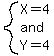 system%28X=4%2C%22and%22%2CY=4%29