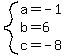 system%28a=-1%2Cb=6%2Cc=-8%29