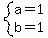 system%28a=1%2Cb=1%29