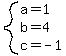 system%28a=1%2Cb=4%2Cc=-1%29