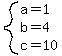 system%28a=1%2Cb=4%2Cc=10%29