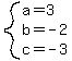 system%28a=3%2Cb=-2%2Cc=-3%29