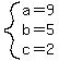 system%28a=9%2Cb=5%2Cc=2%29