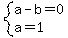 system%28a-b=0%2Ca=1%29