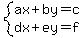 system%28ax%2Bby=c%2Cdx%2Bey=f%29