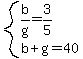 system%28b%2Fg=3%2F5%2Cb%2Bg=40%29