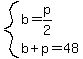 system%28b=p%2F2%2Cb%2Bp=48%29