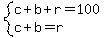 system%28c%2Bb%2Br=100%2Cc%2Bb=r%29
