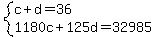 system%28c%2Bd=36%2C1180c%2B125d=32985%29