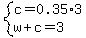 system%28c=0.35%2A3%2Cw%2Bc=3%29