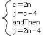 system%28c=2m%2Cj=c-4%2CandThen%2Cj=2m-4%29