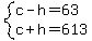 system%28c-h=63%2Cc%2Bh=613%29