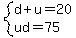 system%28d%2Bu=20%2Cud=75%29