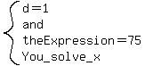 system%28d=1%2Cand%2CtheExpression=75%2CYou_solve_x%29