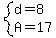 system%28d=8%2CA=17%29