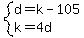 system%28d=k-105%2Ck=4d%29