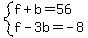 system%28f%2Bb=56%2Cf-3b=-8%29
