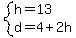 system%28h=13%2Cd=4%2B2h%29